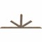 Ekena Millwork Saratoga Smooth Timber Gable Bracket, Douglas Fir, 72"W x 33"H x 1 1/2"D x 3 1/2"F, 11/12 Pitch GBW072X33X0204SAR00SDF - alternate 4